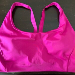 Athleta Hot Pink Sports Bikini Top